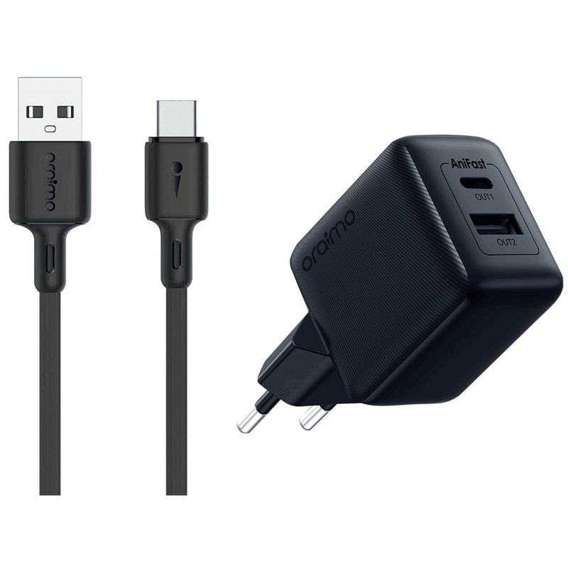 ORAIMO 18W RAPID CHARGE WITH TYPE C CABLE OCW-5184E+C53