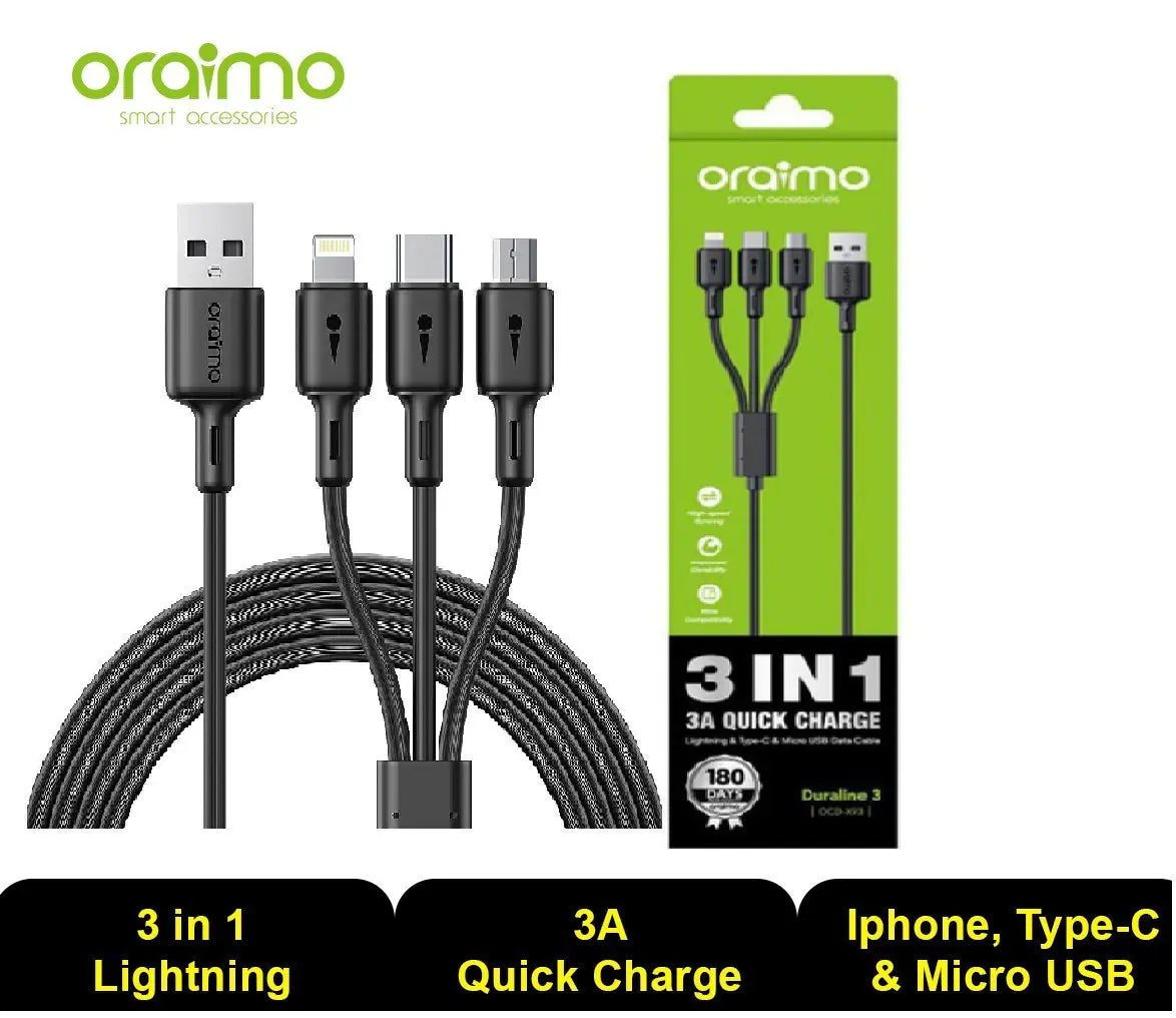 ORAIMO 3 IN 1 CABLE OCD-X93